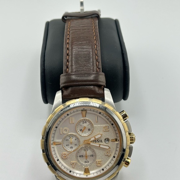 Fossil Dean FS4788 Men's Stainless Steel Analog Dial Quartz Watch 582